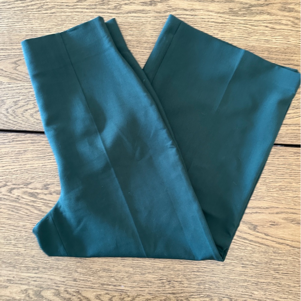 Green Zara Wide Leg dress Pants